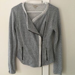 Lucky Brand XS Asymmetrical sweater jacket